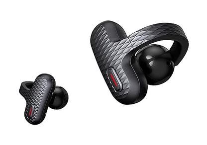 Amazfit Up Bluetooth Headphones, Open Ear Wireless Earbuds with Easy Touch, IPX4 Water Resistant Earphone, AI Noise Reduction, Earphones Compatible with Android & iPhone