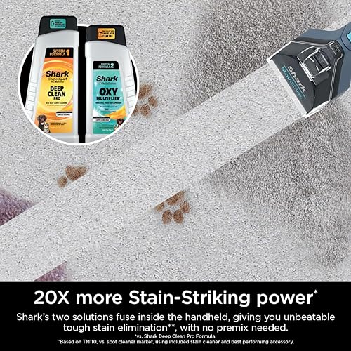 Shark StainStriker Portable Carpet & Upholstery Cleaner - Spot, Stain, & Odour Eliminator - Carpets, Area Rugs, Couches, Navy, PX200C (Canadian Edition)
