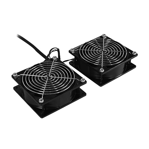 CyberPower CRA12002 Rack Fan Kit Cases, Black