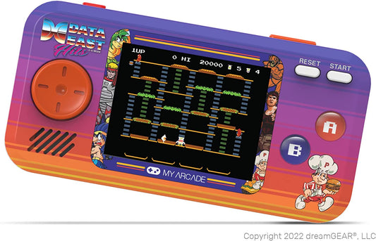 My Arcade Data East Pocket Player: Portable Gaming System with 308 Preloaded Retro Games, 2.75" Color Screen, Speakers (DGUNL-4127)