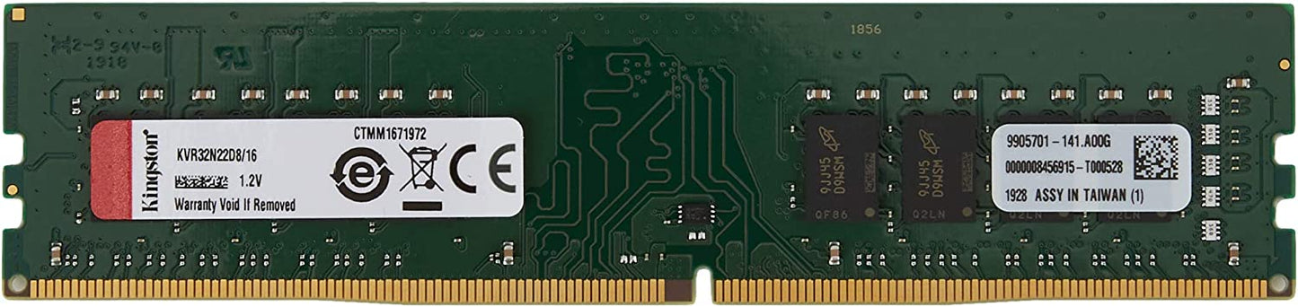 Kingston 16GB Memory Module 16 GB (2Rx8 1.2V) DDR4 3200MT/s