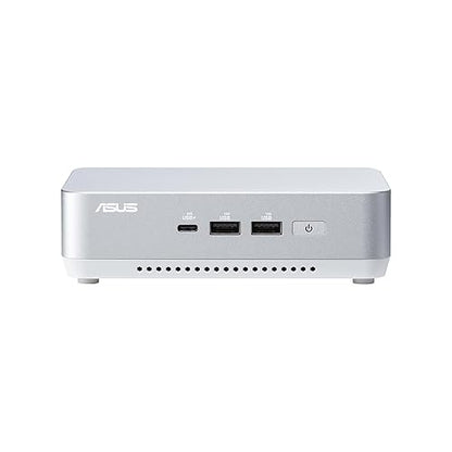 ASUS NUC 14 Pro+ Full System Mini PC with Intel 14th Gen Core Ultra 5 125H, 16GB DDR5 RAM, 512GB PCIe G4x4 NVMe SSD, Thunderbolt 4, Win 11 Home, Silver Aluminum Chassis, VESA Mount Included