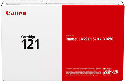 Canon Genuine Toner Cartridge 121 Black (3252C001), 1-Pack, for Canon imageCLASS D1650, D1620 Laser Printer
