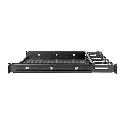 Eaton Tripp Lite Series Smartrack Cantilevered Steel Rack Shelf - 1u, Vented, Integrated Cable Rings, 14.2 In. Deep, Holds Up To 50 Lbs (22.2 Kgs) - For Pdu, Server, Wireless Access Point - 1u Rack Height X 19" Rack Width X 14.20" Rack Depth