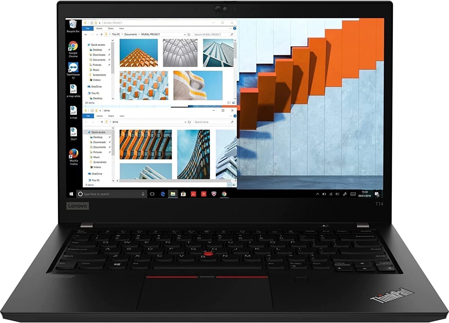 Lenovo ThinkPad T14 Gen 2 20XK00BFUS 14" Touchscreen Notebook - Full HD - 1920 x 1080 - AMD Ryzen 7 PRO 5850U Octa-core (8 Core) 1.90 GHz - 16 GB Total RAM - 16 GB On-Board Memory - 512 GB SSD
