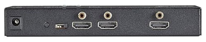 Black Box 4K HDMI Splitter - 1 x 2 - 3840 × 2160 - 1 x HDMI In - 2 x HDMI Out - TAA Compliant
