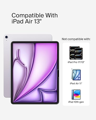 Belkin ScreenForce TemperedGlass Screen Protector for Apple iPad Air 13" 6th Generation, Thin, Extra Durable, Scratch-Resistant w/Easy Installation, Compatible w/Case & Apple Pencil