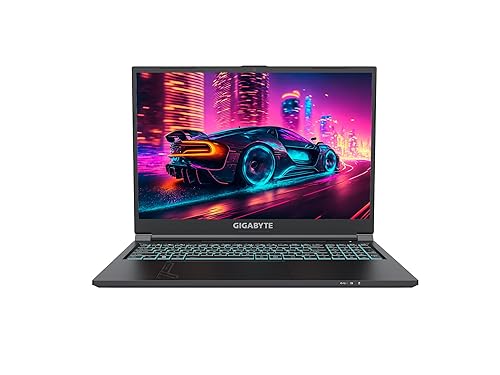 GIGABYTE G6: 16.0 16:10 WUXGA 1920x1200 165Hz, NVIDIA GeForce RTX 4060 Laptop GPU 8GB GDDR6, Intel Core i7-13620H, 16GB DDR5 RAM, 1TB SSD, Win11 Home+ (G6 KF-H3US854KH)