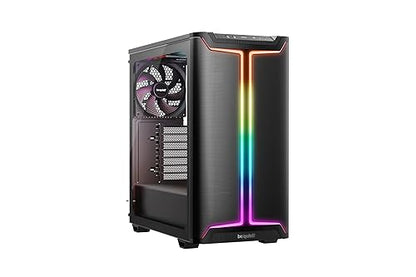be quiet! Pure Base 501 DX Black Mid-Tower ATX Case | High Airflow | 3 Preinstalled Pure Wings 3 140mm PWM Fans | Optimized Air Pressure | BGW76 Black DX