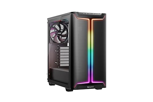 be quiet! Pure Base 501 DX Black Mid-Tower ATX Case | High Airflow | 3 Preinstalled Pure Wings 3 140mm PWM Fans | Optimized Air Pressure | BGW76 Black DX