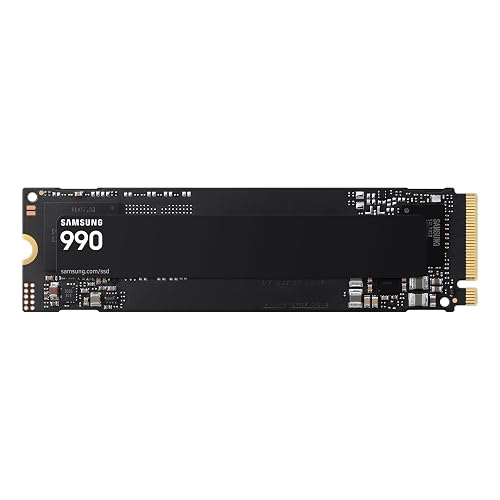 SAMSUNG 990 SSD 1TB PCIe Gen4 NVMe M.2 Internal Solid State Hard Drive,Upto 7,150MB/s,Fast Speed for Gaming, Direct Storage & Memory Expansion, MZ-V9V1T0B/AM [Canada Version]