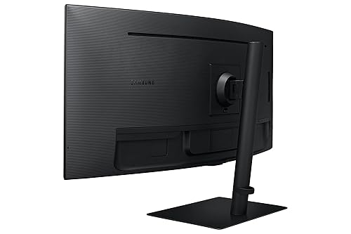 SAMSUNG 34 inch Ultra WQHD Black Curved High Resolution Monitor, 5ms, 100Hz, HDR10, USB Type C - (LS34A650UBNXGO) [Canada Version](2025)