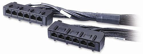 APC by Schneider Electric APC Cat. 6 UTP CMR Data Distribution Cable - RJ-45 Female - RJ-45 Female - 11ft - Black