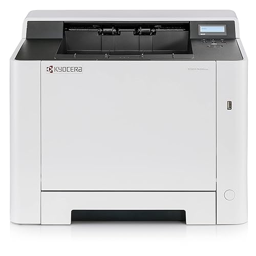 KYOCERA ECOSYS PA2100cwx Color Laser Printer up to 22 ppm, Standard 1200dpi, Wireless & Wi-Fi Direct Capability, 512 MB Memory, USB, 2 Line LCD Screen, High-Speed Gigabit Ethernet Interface
