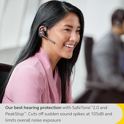 Jabra Engage 55 Convertible Wireless Headset with Ear Hook, Headband & Neckband, Link 400 USB-A DECT Adapter – Noise-Cancelling Microphone – MS Teams Certified, Works with All Other Platforms – Black MS Teams (USB-A) Convertible