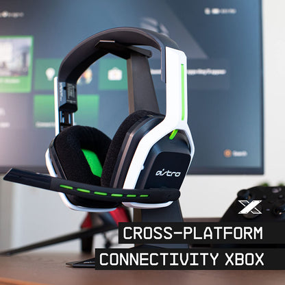 ASTRO Gaming A20 Wireless Headset Gen 2 for Xbox Series X | S, Xbox One, PC &amp; Mac - White /Green Xbox Series X/S, PC/Mac Headset Only