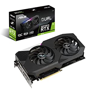 ASUS Dual NVIDIA GeForce RTX 3070 V2 OC Edition Gaming Graphics Card (PCIe 4.0, 8GB GDDR6 Memory, LHR, HDMI 2.1, DisplayPort 1.4a, Axial-tech Fan Design, Dual BIOS, Protective Backplate) Graphic Card