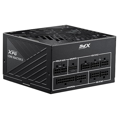 XPG Core Reactor II Modular PSU: ATX3.0-80 Plus Gold - ATX - Fully Modular Power Supply - 10 Year Warranty - 850 Watt(COREREACTORII850G-BKCUS) ATX3.0 850W
