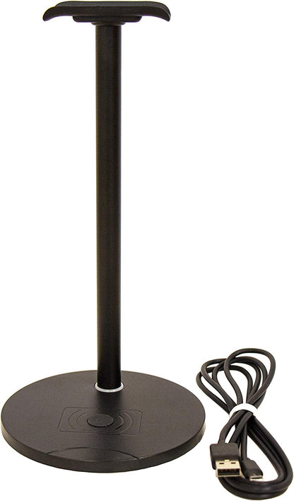 Spracht HSS-2020 Wireless Charging and Headset Stand/Holder for Desktop