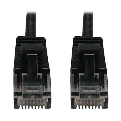 Tripp Lite Cat6a 10G Ethernet Cable, Snagless Molded Slim UTP Network Patch Cable (RJ45 M/M), Black, 7 Feet / 2.1 Meters, Manufacturer's Warranty (N261-S07-BK)