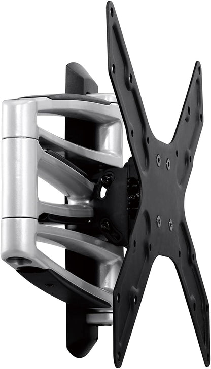Atdec TH-2050-VFM Swing Articulated Arm Mount with 100x100/400x400mm VESA Support for Displays up to 77-Pound, Silver