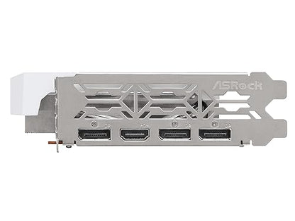 ASRock AMD Radeon RX 7600 Steel Legend 8GB OC GDDR6 128-bit 0dB Silent Cooling Graphics Card DisplayPort 7680 x 4320 HDMI 18 Gbps 3 Fans PCI Express 4