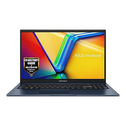 ASUS Vivobook 15 Laptop, 15.6” FHD (1920 x 1080) Display, Intel Core i5-13420H CPU, Intel® Iris X? Graphics, 16GB RAM, 512GB SSD, Wi-Fi 6E, Fingerprint, Windows 11 Home, Quiet Blue, X1502VA-DS51-CA
