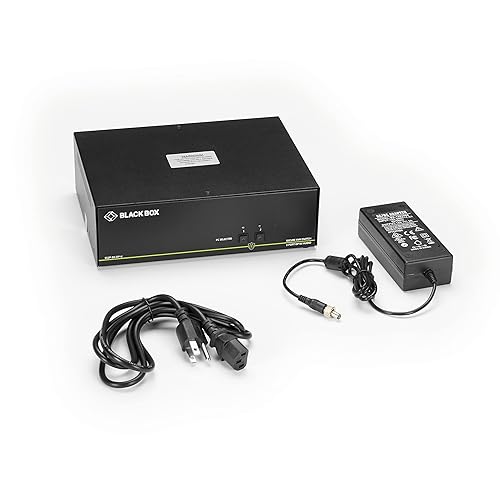 Black Box NIAP 3.0 Secure 2-Port Single-Head DisplayPort KVM Switch - 2 Computer(s) - 1 Local User(s) - 3840 x 2160 - 4 x USB - 3 x DisplayPort - Desktop - TAA Compliant