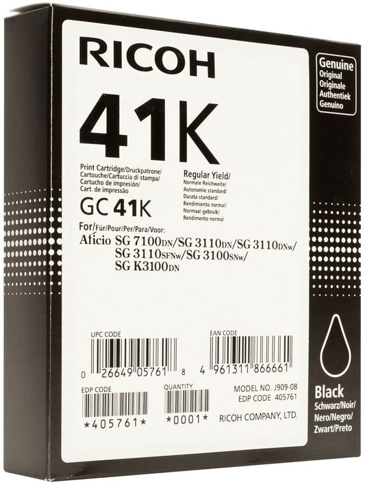 RIC405761 - Ricoh SG 3110DN Bk Ink 2.5k Yd