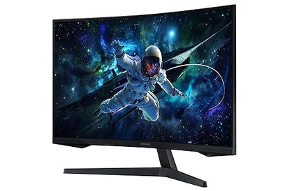 Samsung 32 inch Odyssey G55C QHD 165 Hz 1 ms Curved Gaming Monitor – (LS32CG550ENXZA) [Canada Version]