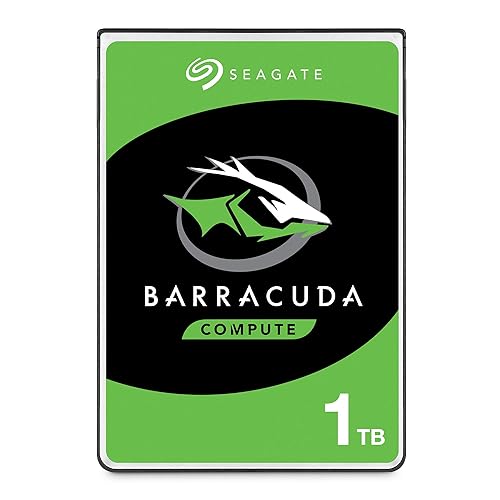 Seagate BarraCuda 1TB Internal Hard Drive HDD - 2.5 Inch SATA 6 Gb/s 5400 RPM 128MB Cache For PC Laptop (ST1000LM048)