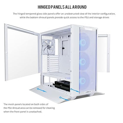 Lian Li Lancool III RGB - mid Tower - Extended ATX White