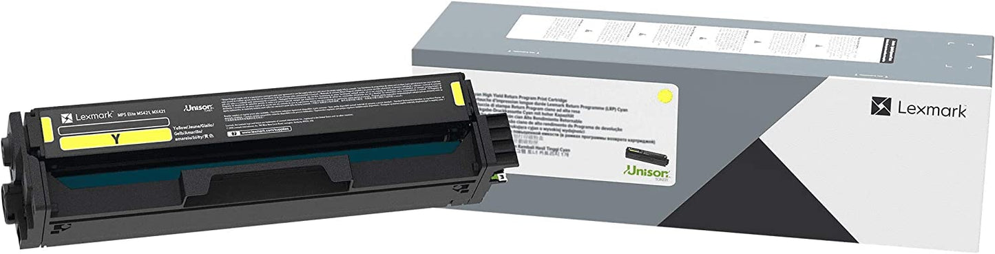 Lexmark C330H40 H Yellow High Yield Print Cartridge Yellow 1 Pack