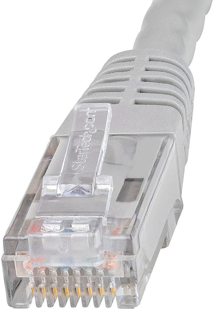 StarTech.com 5m Fiber Optic Cable - Multimode Duplex 50/125 - LSZH - LC/LC - OM2 - LC to LC Fiber Patch Cable (50FIBLCLC5) Gray 2 ft / 0.6 m 1 Pack