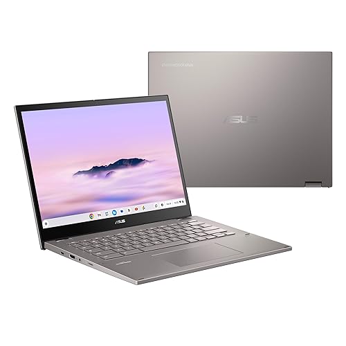 ASUS Chromebook CM34 Flip Laptop, 14" WUXGA (1920x1200) Touch Display, AMD Ryzen™ 3 7320C Processor, 128GB SSD, 8GB RAM, ChromeOS, CM3401FFA-DS31T-CB
