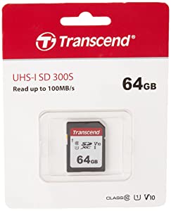 Transcend 64GB SDXC/SDHC 300S Memory Card TS64GSDC300S