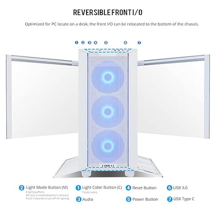 Lian Li Lancool III RGB - mid Tower - Extended ATX White