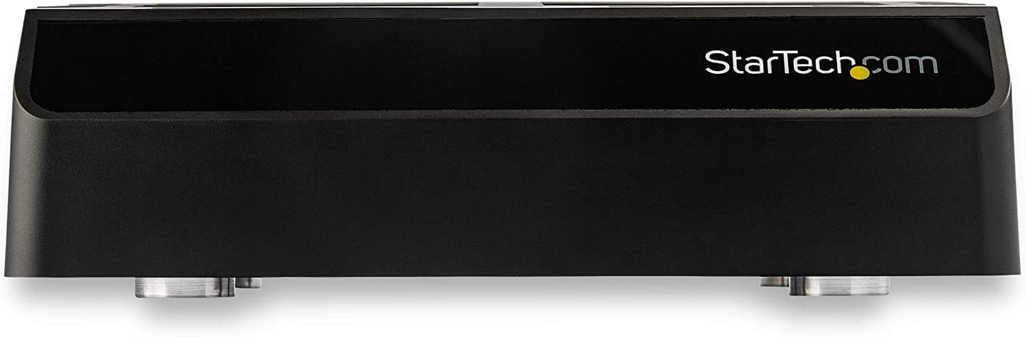 StarTech.com 4-Bay USB 3.1 to SATA Hard Drive Docking Station, 10Gbps USB Hard Drive Dock, External 2.5/3.5" SATA III SSD/HDD Docking Station, Hot-Swap, Top-Loading (SDOCK4U313)