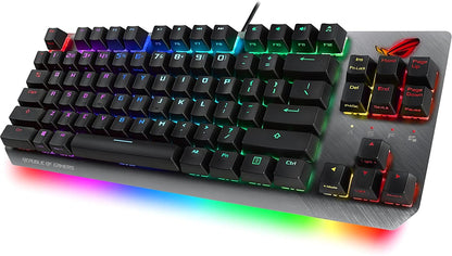ASUS ROG Strix Scope NX TKL 80% Gaming Keyboard | ROG NX Brown Tactile Mechanical Switches, Aura Sync, Stealth Key, 2X Wider Ctrl Key, Programmable Macros, Detachable Cable ROG 80% NX Brown Switches Black