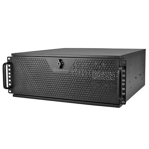 SilverStone Technology RM44 4U Rackmount Server Chassis with Enhanced Liquid Cooling Capability (up to 360mm Radiator), SST-RM44 Black