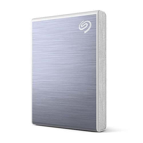 Seagate One Touch SSD 1TB External SSD Portable – Blue, speeds up to 1030MB/s, 6mo Mylio Photo+ subscription, 6mo Dropbox Backup Plan? and Rescue Services (STKG1000402)