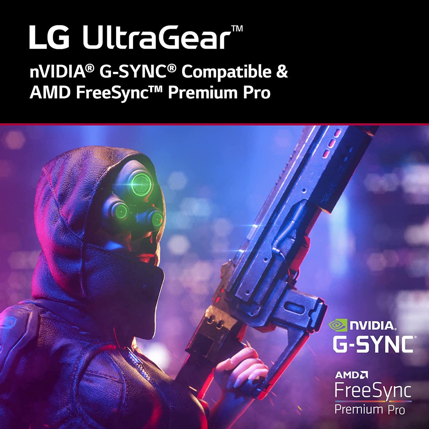 LG Ultragear 32GQ850-B 32" QHD(2560x1440) Nano IPS Gaming Monitor with 1ms Response Time, 240Hz Refresh Rate, GYNC Compatible &amp; AMD FreeSync Premium Pro, HDMI 2.1, Tilt/Height/Pivot Adjustable