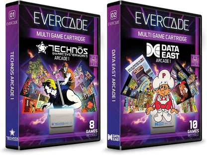 Blaze Evercade Vs Premium Pack (Comes with 2 Controllers &amp; Technos Arcade &amp; Data East Arcade Cartridge), Evercade - Electronic Games