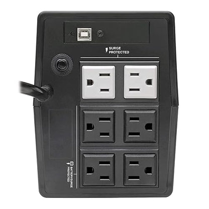 TRIPP LITE 600 VA/360-Watt Line-Interactive UPS (BC600TU) 600VA