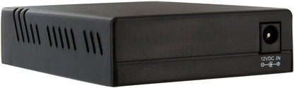 StarTech.com 10/100 Mbps Ethernet to Fiber Optic Media Converter - ST Multimode - 1310nm - 2km - Full/Half Duplex (MCM110ST2) Black