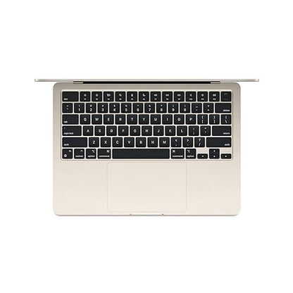 Apple 2024 MacBook Air 13-inch Laptop with M3 chip: 13.6-inch Liquid Retina Display, 8GB Unified Memory, 256GB SSD Storage, 1080p FaceTime HD Camera, Touch ID; Starlight, English Backlit Keyboard English Starlight M3 chip with 8-core CPU and 8-core GPU