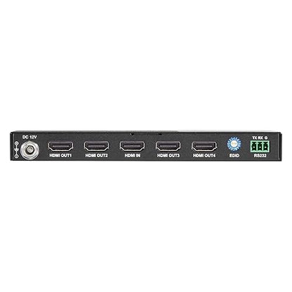 Black Box 4-Port Splitter 4K 60 HZ 4:4:4 HDMI 2.0 UHD HDCP 1.4/2.2