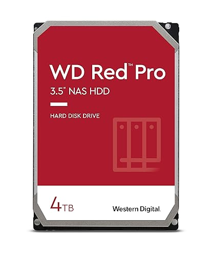 Western Digital 8TB WD Red Pro NAS Internal Hard Drive HDD - 7200 RPM, SATA 6 Gb/s, CMR, 256 MB Cache, 3.5 - WD8005FFBX