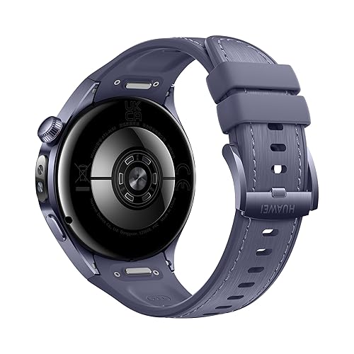 HUAWEI Watch 5, 46mm Smartwatches, Multi-Sensing X-TAP Technology, Spherical Sapphire Glass, Two Battery Modes, Intuitive Smart Gestures, Compatible with iOS and Android, Purple