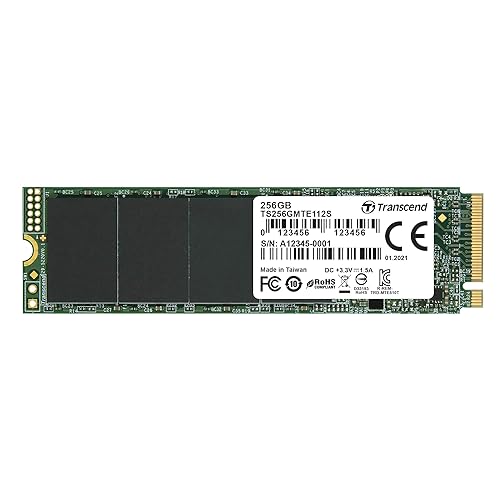 Transcend 256GB NVMe PCIe Gen3 x4 MTE112S M.2 SSD Solid State Drive TS256GMTE112S